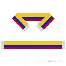 Sciarpa dei tifosi di calcio della sciarpa della squadra di calcio della bandiera della Colombia Scart di 15*150CM